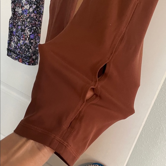 2 Lululemon Floral Print Leggings & Rust High-Rise Leggings BOTH SIZE 6 - Picture 5 of 6